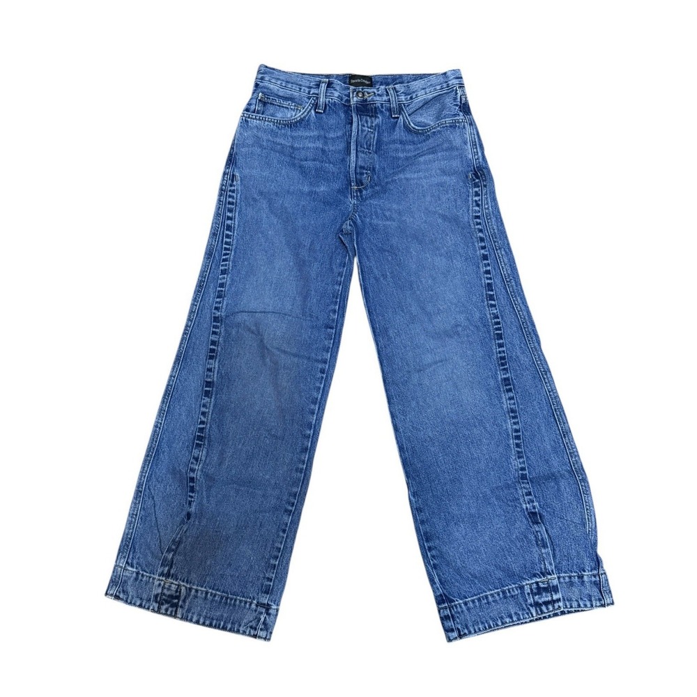 Favorite Daughter The Oliver Shortie Low Slung Petite Ultimate Wife Leg Jeans 27
